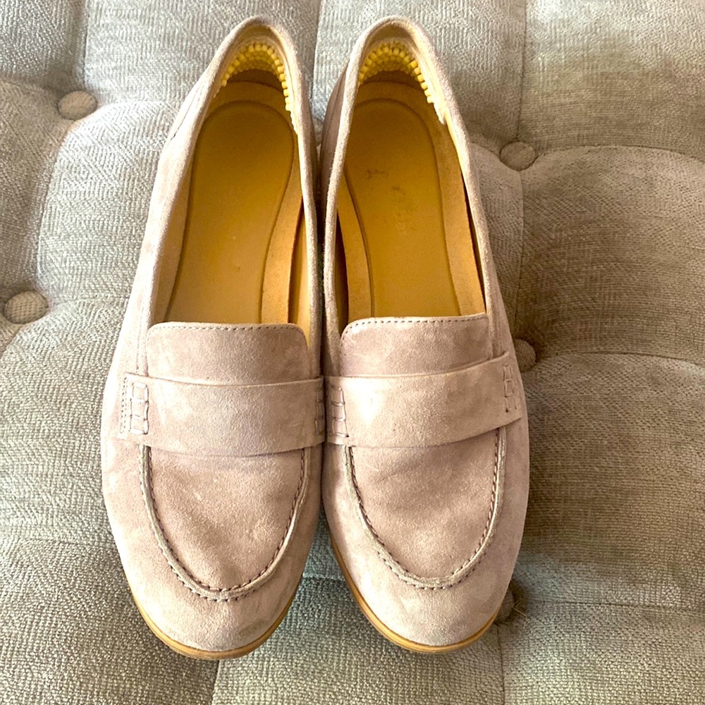 Suede loafers